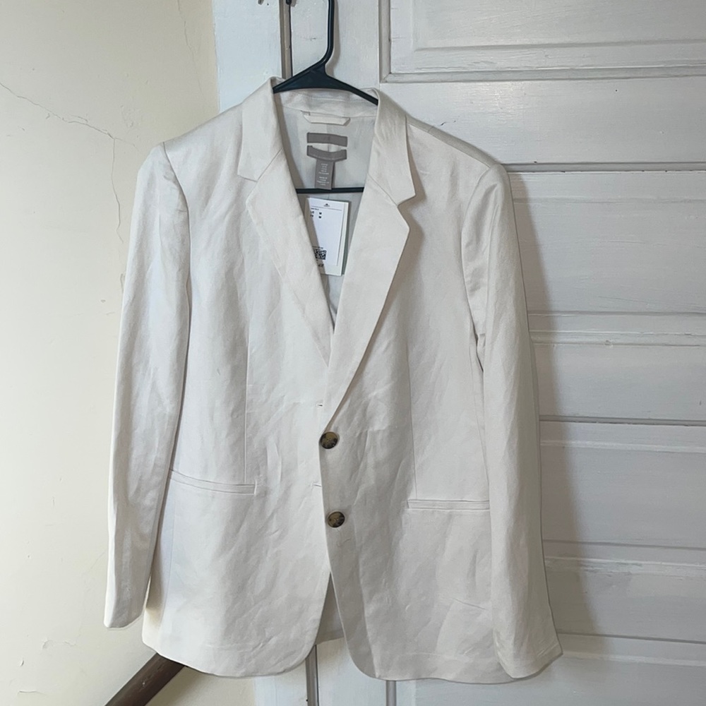 H&M Linen Blend Blazer